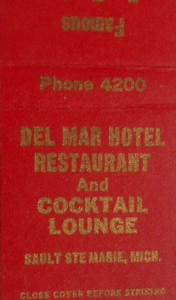 Del Mar Hotel - Matchbook (newer photo)